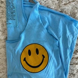 Women’s aviator nation smiley tank